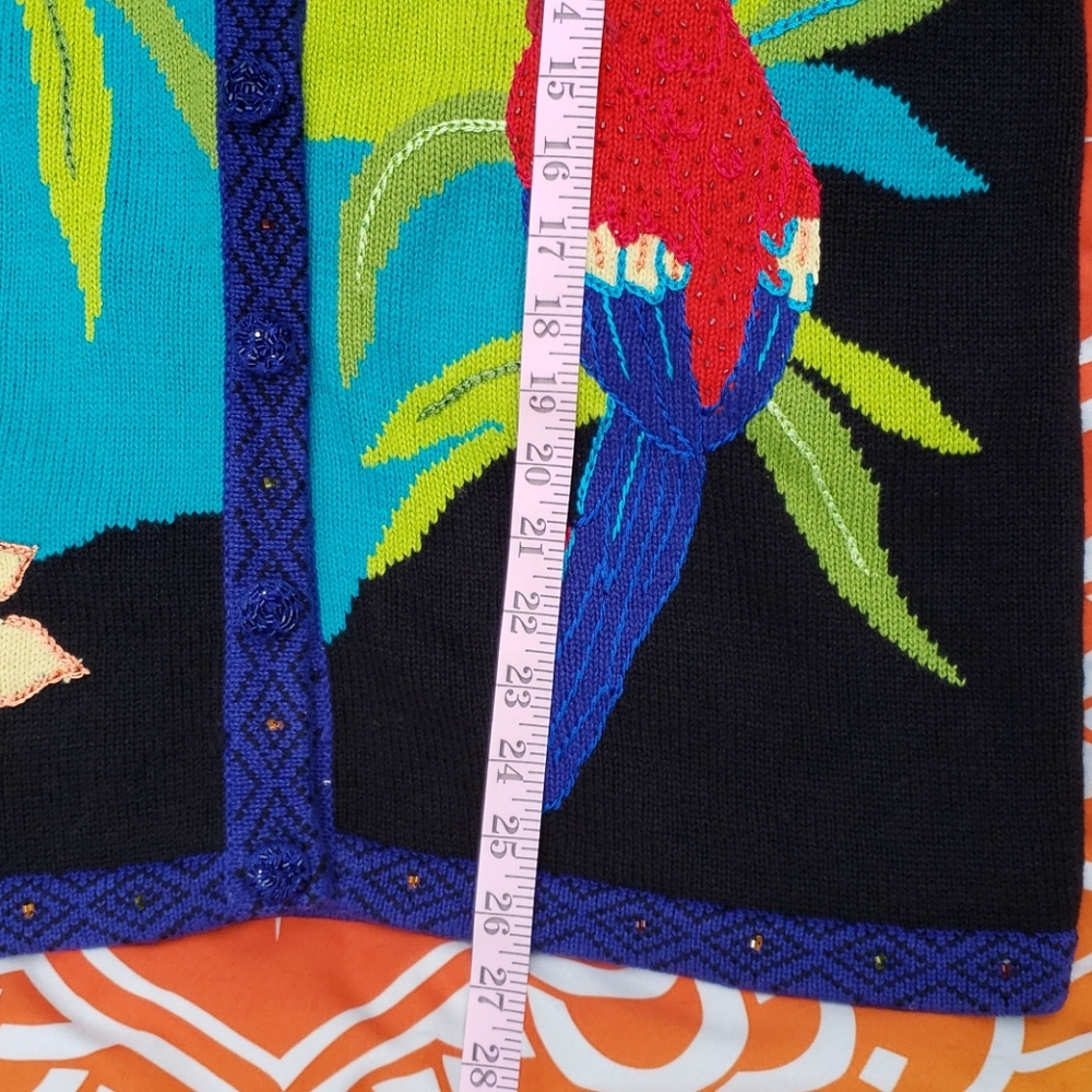 RARE 🦜 Parrot twinset sweater and tank - Storybook Knits - Picture 7 of 11